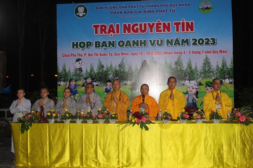 Lễ khai mạc trại họp bạn Oanh vũ GĐPT Tp. Quy Nhơn